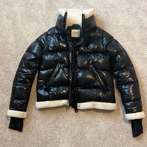 SAM. Gigi Shearling Trim Down Jacket
